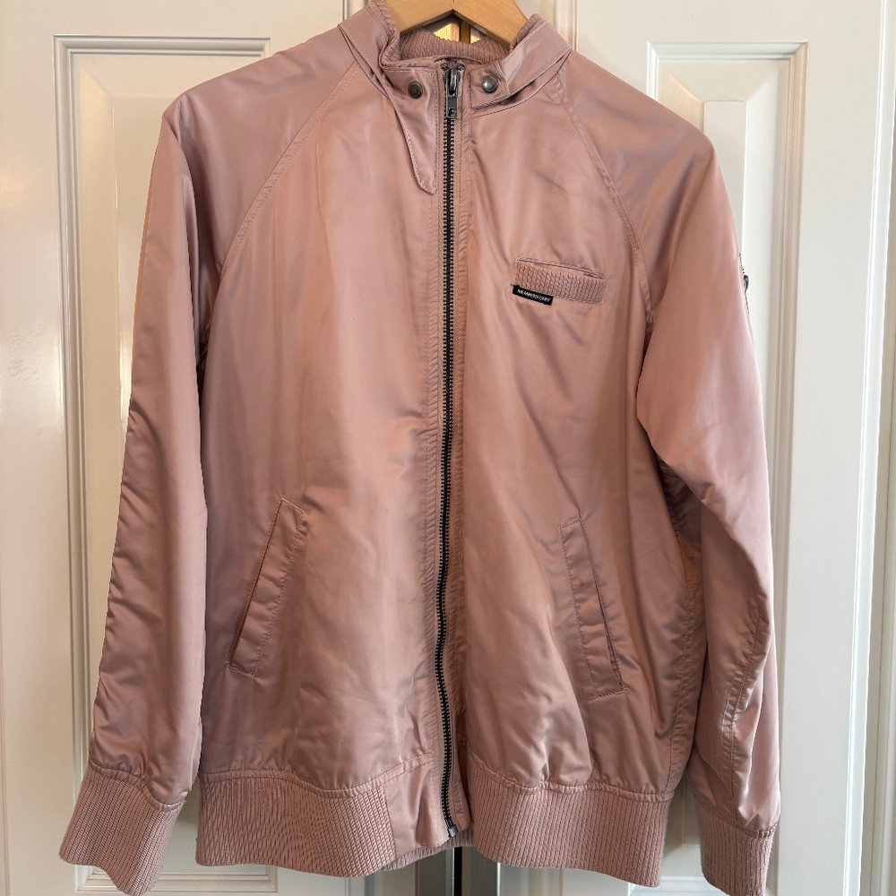 Members Only Jacket  Rose, Dusty Pink, GORGEOUS.